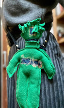 Load image into Gallery viewer, Character made from a recycled pullover and a silk scarf