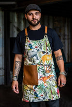 Load image into Gallery viewer, Tiki apron jungle one pocket