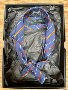Silk accessoire recycled and made of Celine silk tie