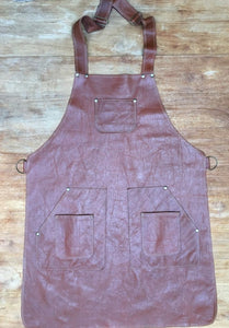 Men leather apron various pockets