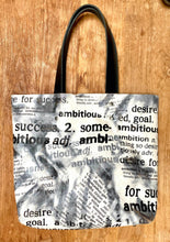 Load image into Gallery viewer, Tote Bag black and white