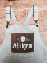 Load image into Gallery viewer, AFFLIGEM Leather Apron beige with logo variation