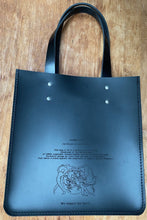 Load image into Gallery viewer, Black tote bag
