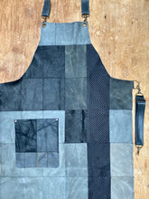 Load image into Gallery viewer, Up cycled full leather. The fully recycled handmade apron.