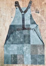 Load image into Gallery viewer, Up cycled full leather Apron, the circular Apron - master piece apron.